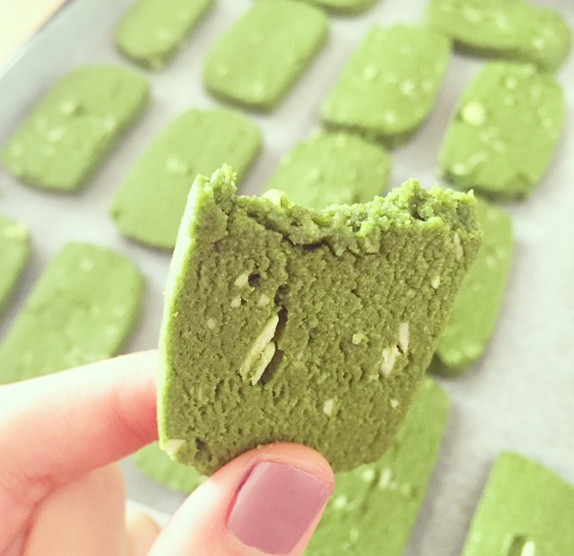 抹茶杏仁饼干