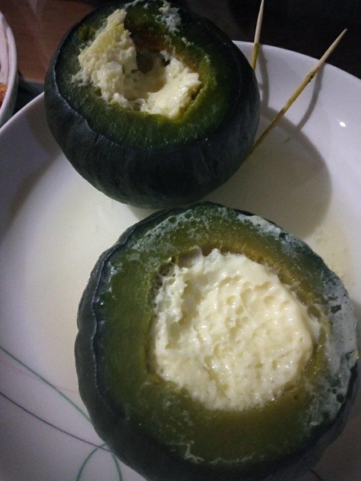 贝贝板栗南瓜蒸蛋