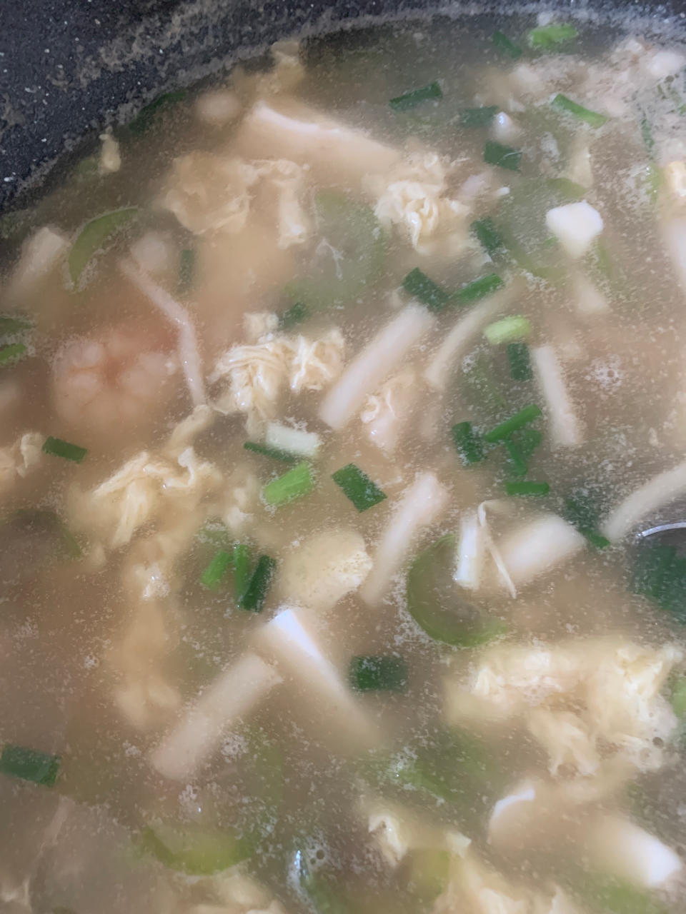 🔥一人食|番茄虾仁豆腐汤（低卡低脂高蛋白）