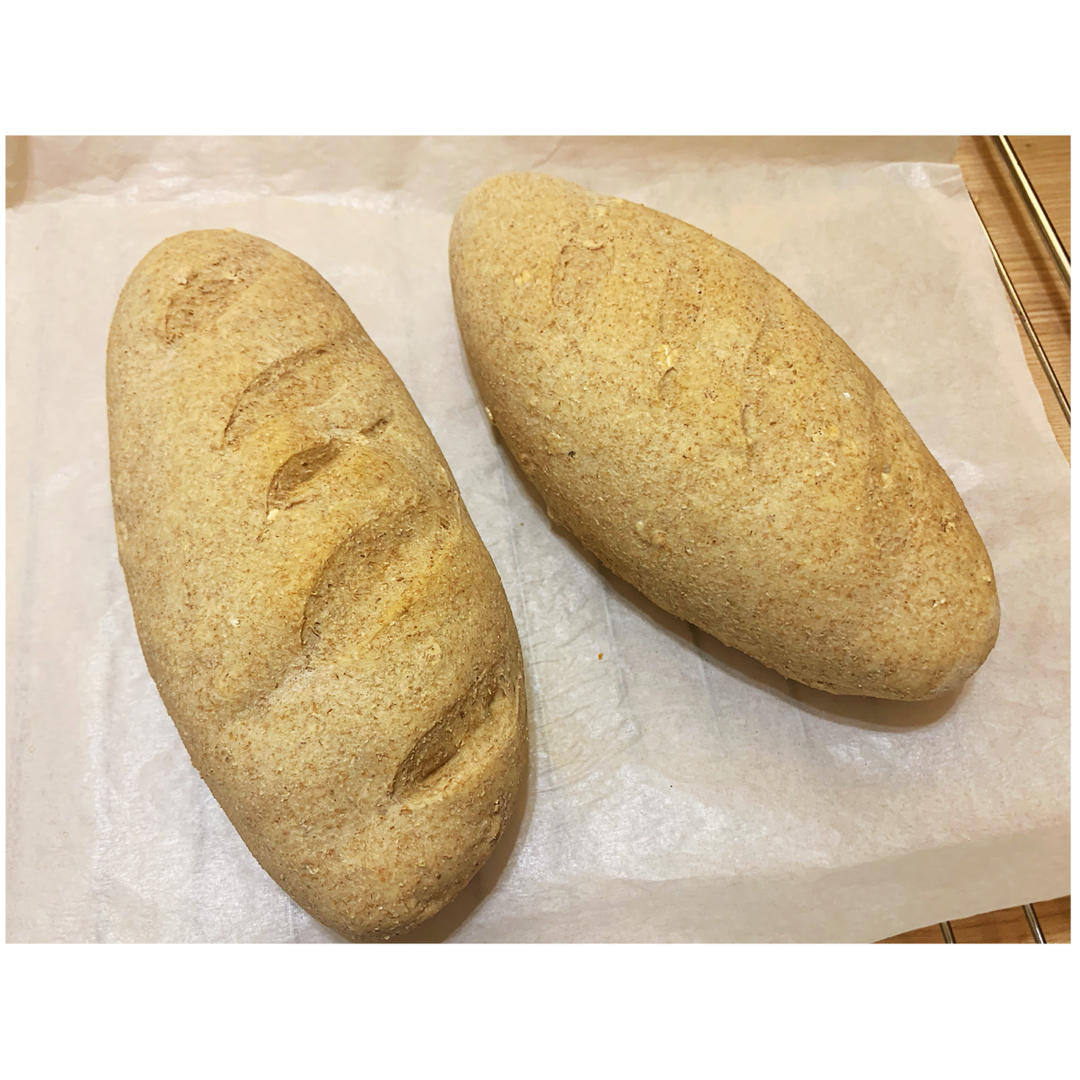 无油无糖全麦果干面包