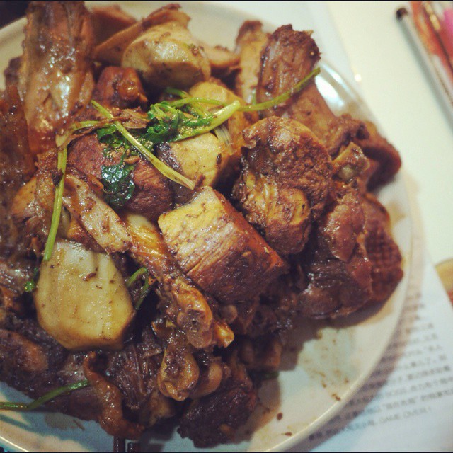 红烧杏鲍菇鸡翅根