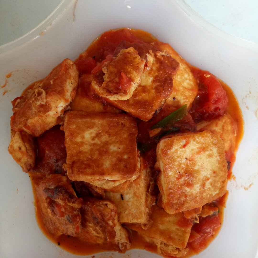 西红柿烧豆腐