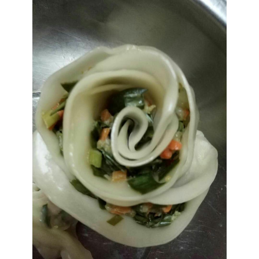 玫瑰花饺子