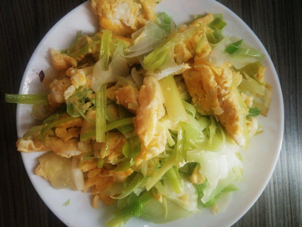 青蒜炒鸡蛋