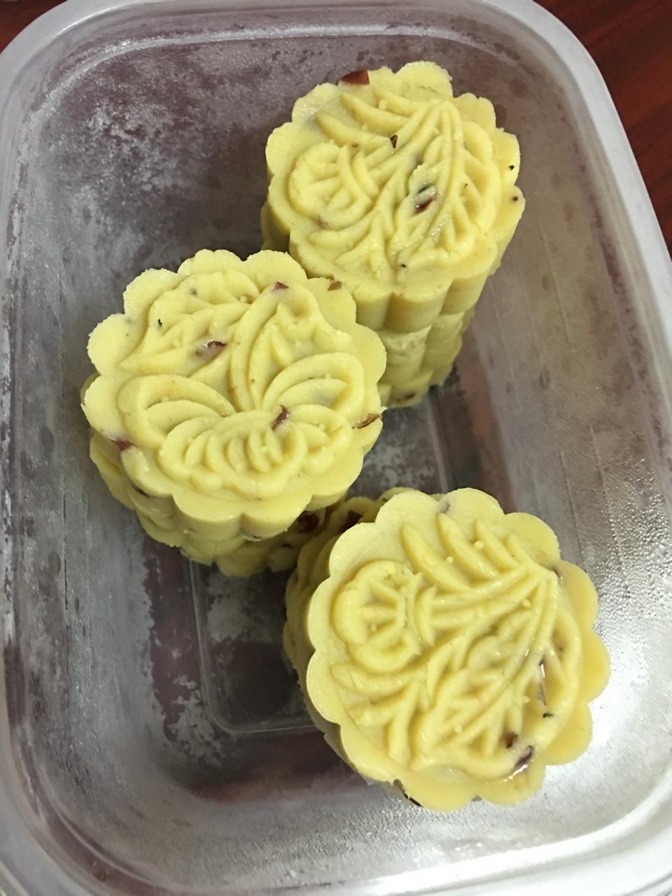 蔓越莓绿豆糕