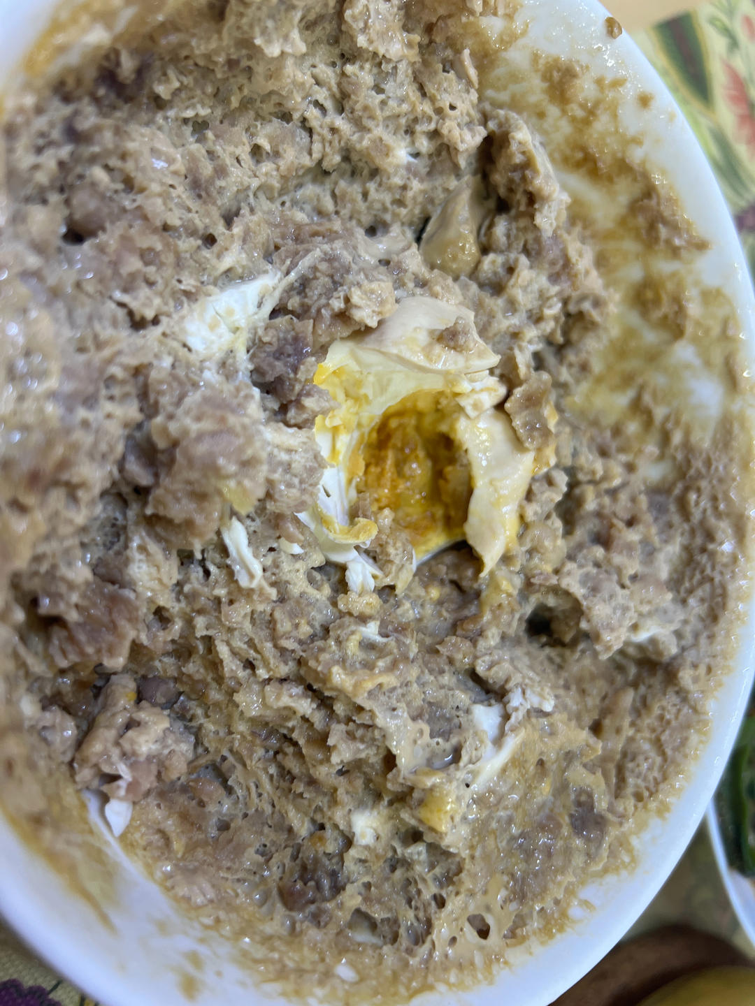 肉末炖蛋（绝对的下饭菜）