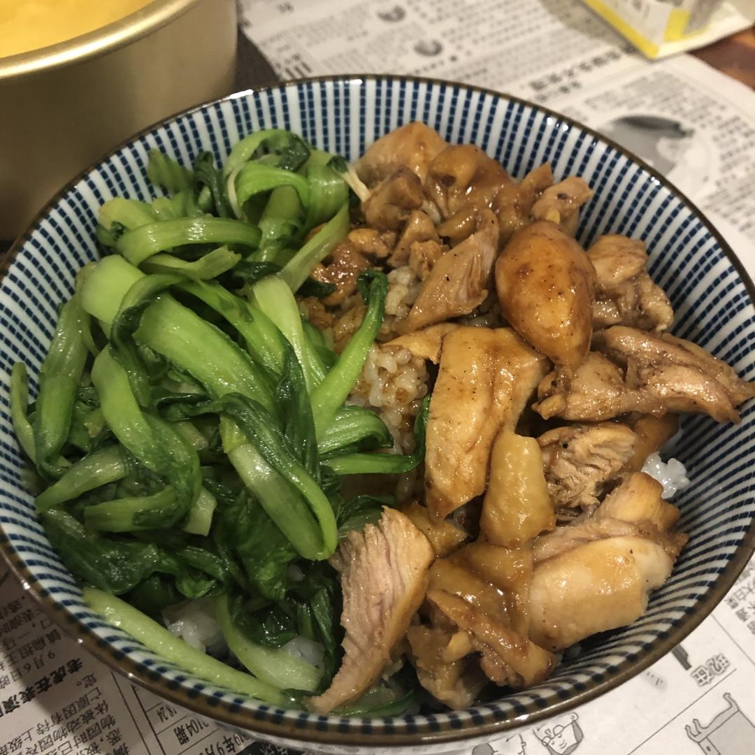 照烧鸡腿饭