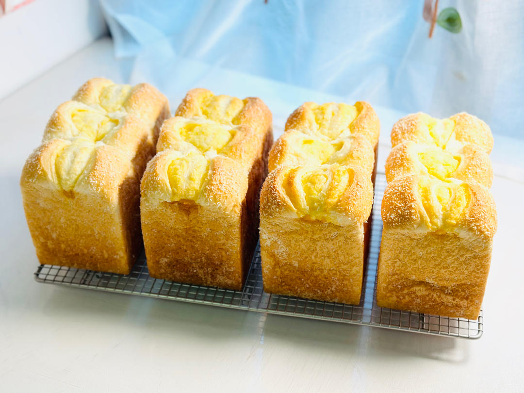 🥥Coconut椰蓉牛奶吐司｜椰香浓郁｜面包柔软｜馅料丰富