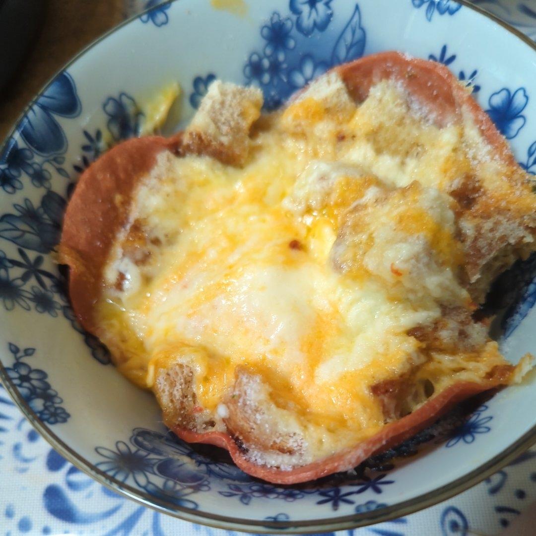 便当——花型火腿碗