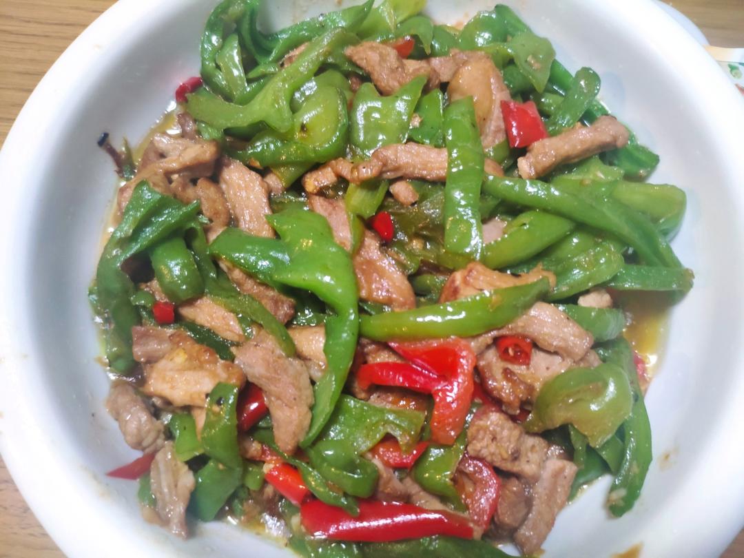 青椒炒肉丝