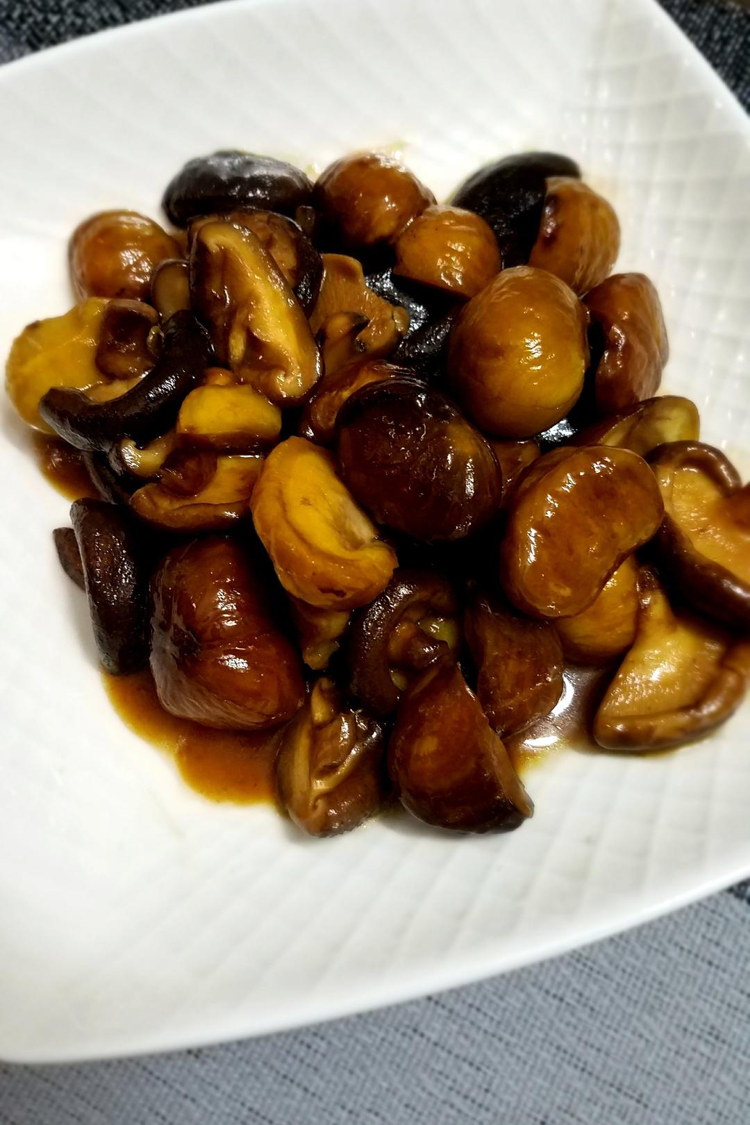 MEYER唤醒美味——板栗炒蘑菇