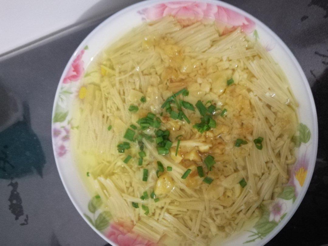蒜蓉蒸金针菇