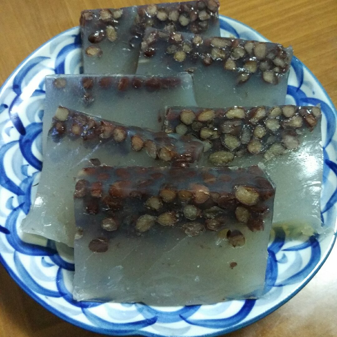 冰晶红豆马蹄糕