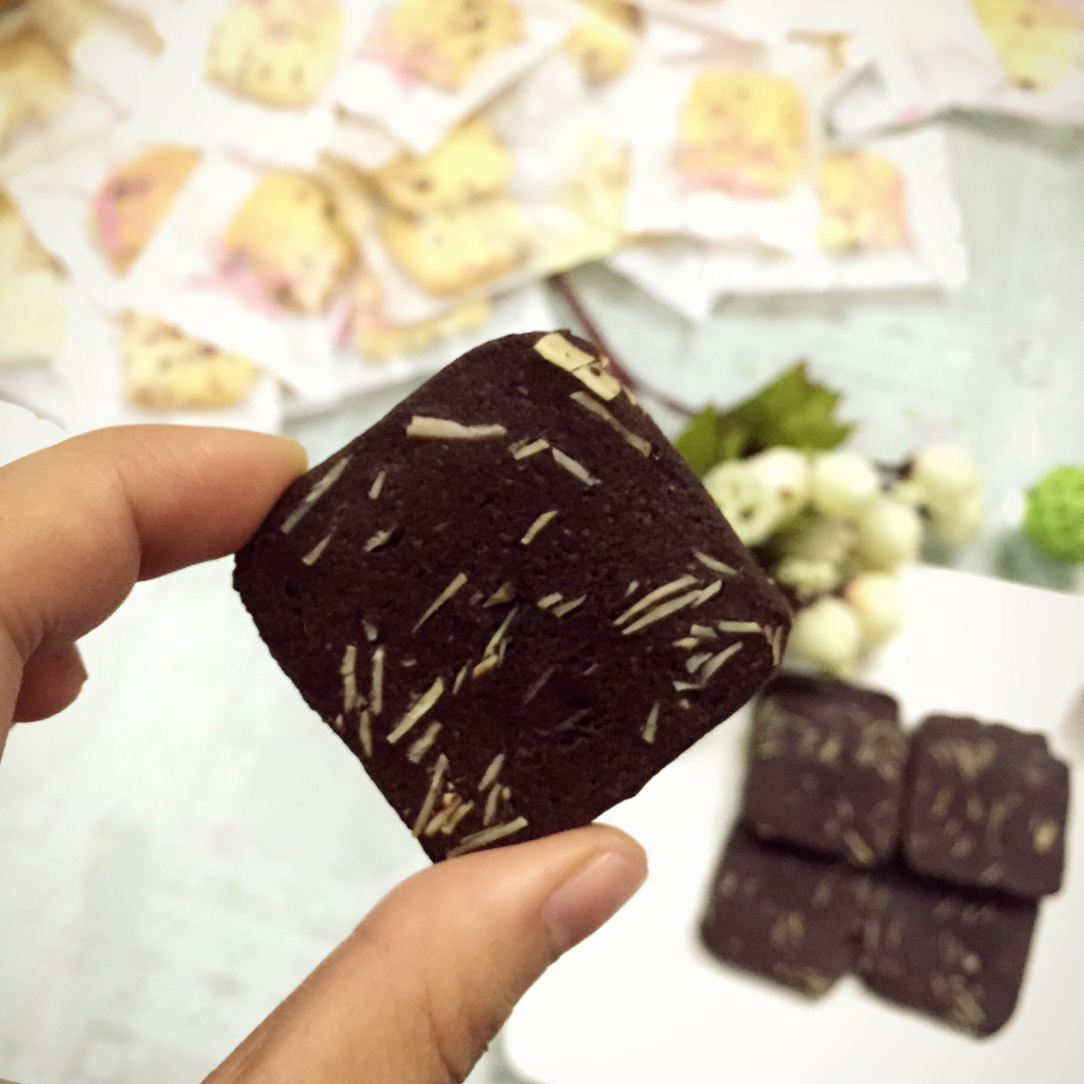 香草巧克力杏仁饼干