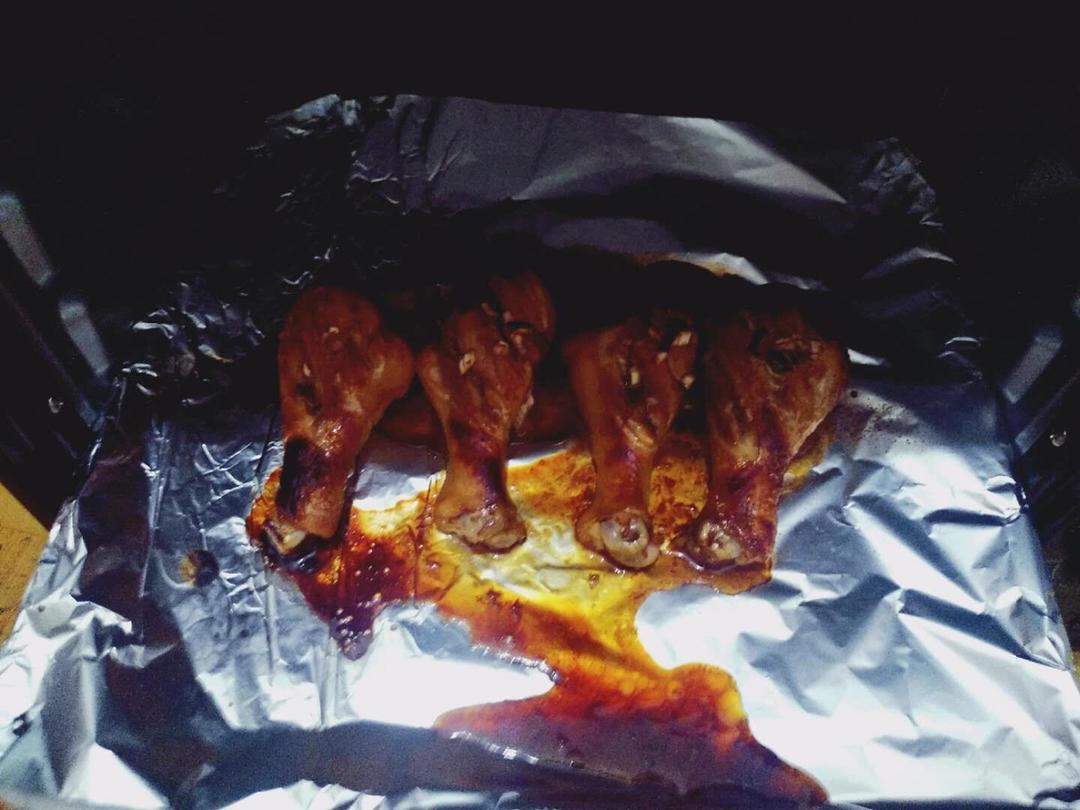 烤箱烤鸡腿