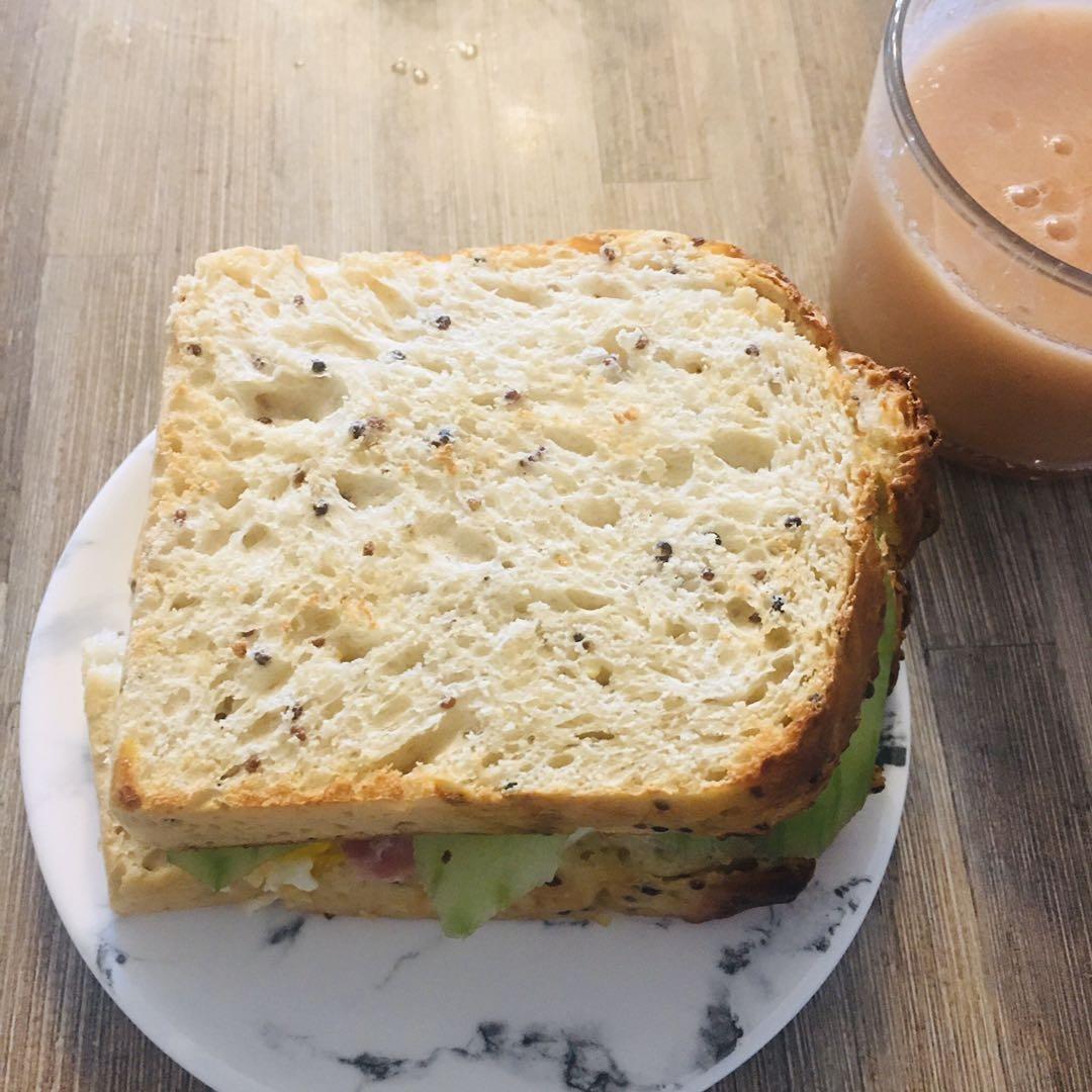 纯奶手撕吐司的做法 步骤1