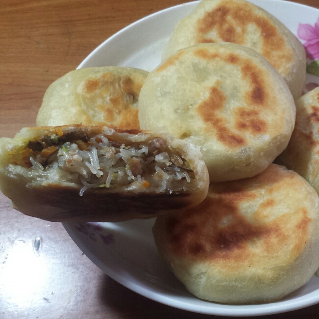 薄皮韭菜饼
