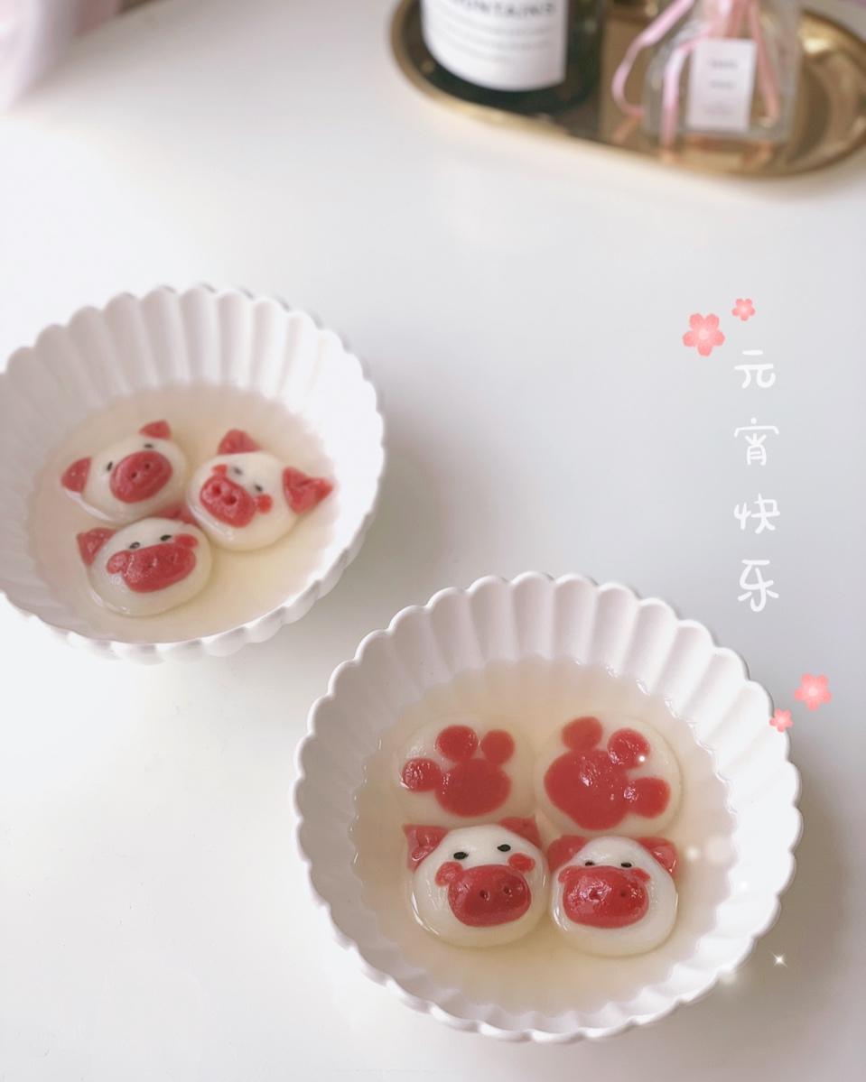 花生黑芝麻汤圆