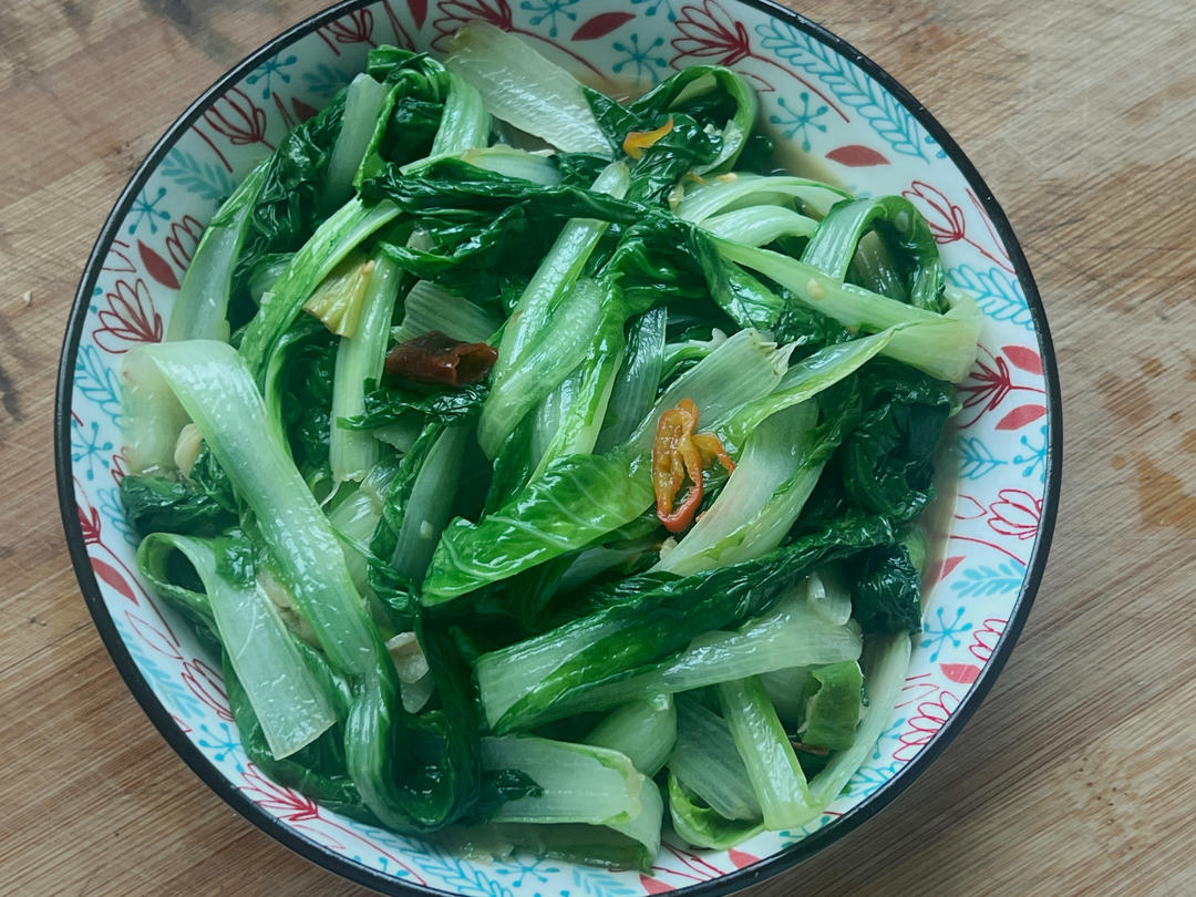 谁都会做的炝炒小白菜