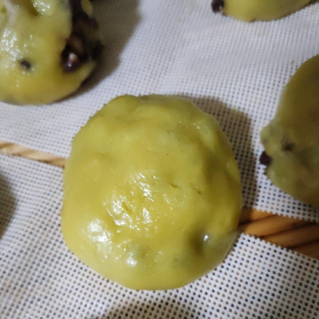 黄米面粘豆包