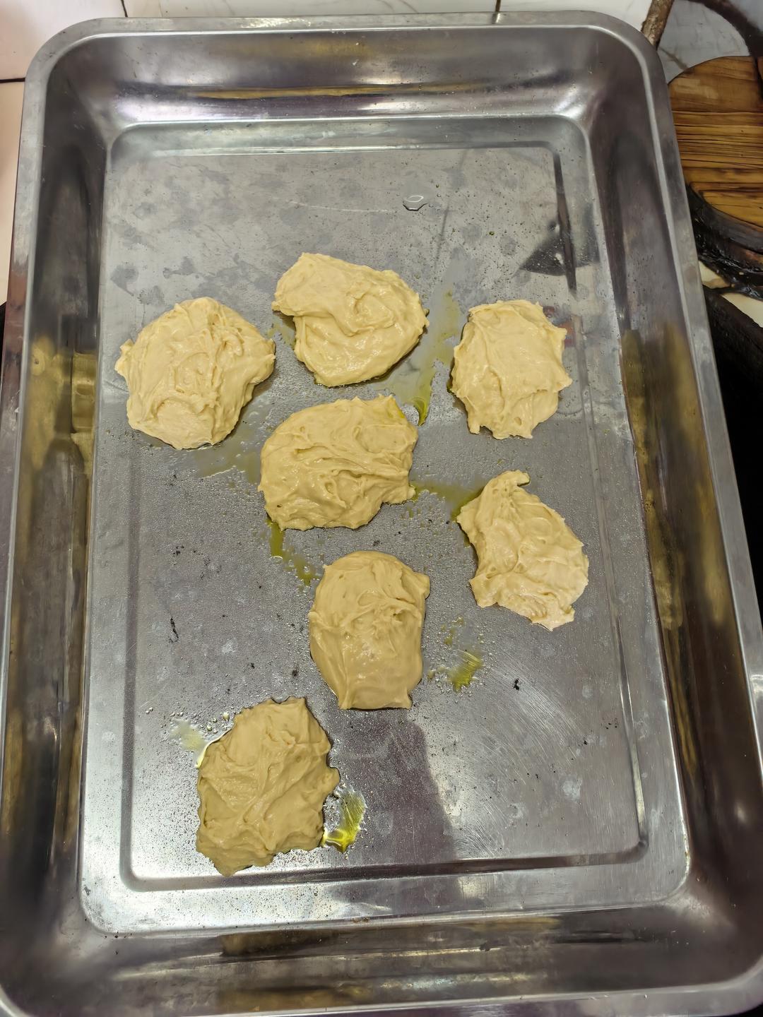 不用揉面，不用擀皮的韭菜鸡蛋发面馅饼