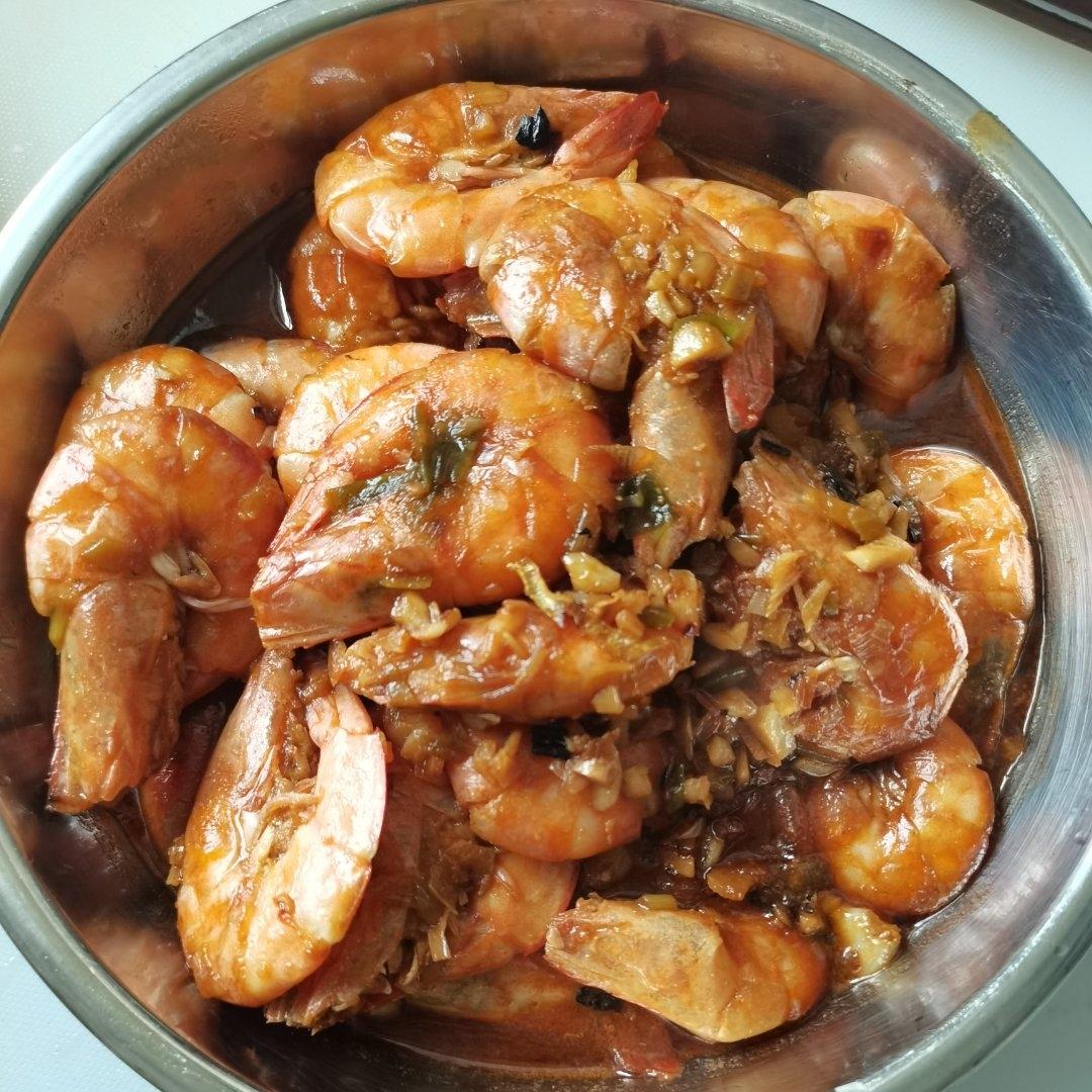 家庭版油焖大虾