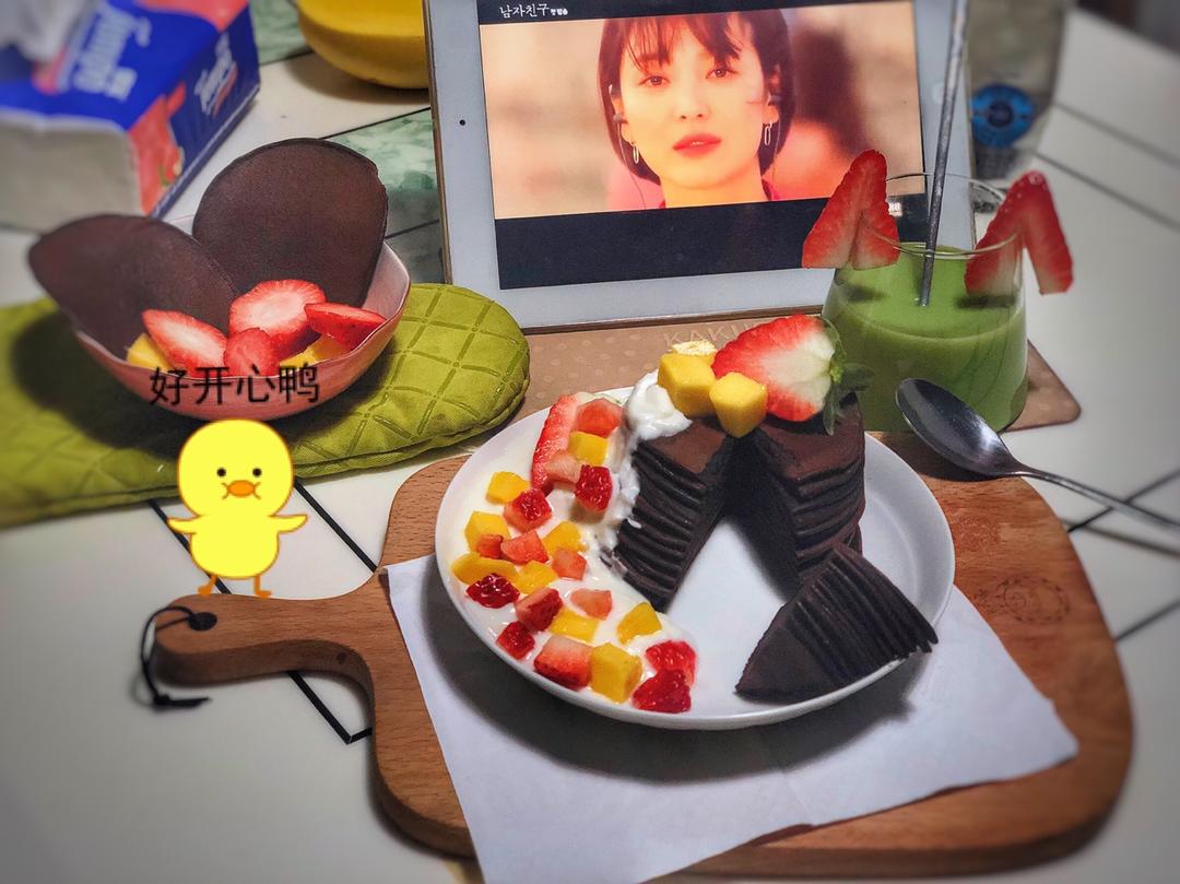 巧克力pancake~美味松饼