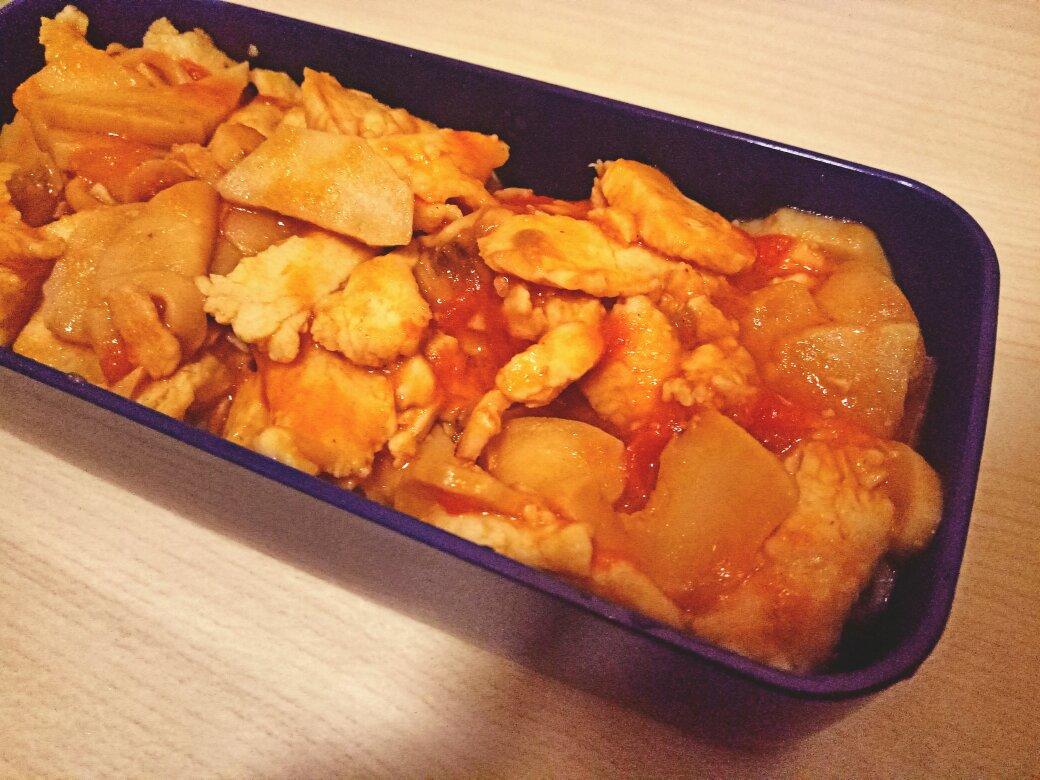 番茄鸡片