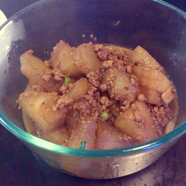 肉末烧冬瓜