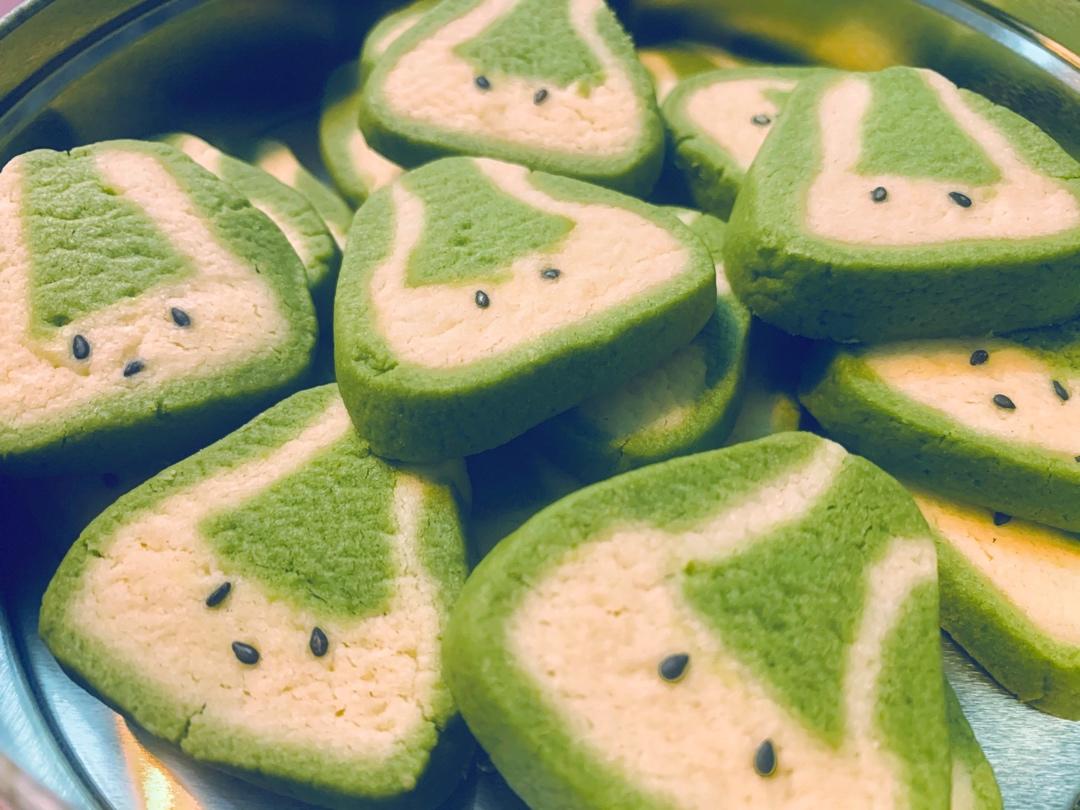 抹茶兔兔曲奇（比熊猫简单！超详细实物图+超良心手绘图）