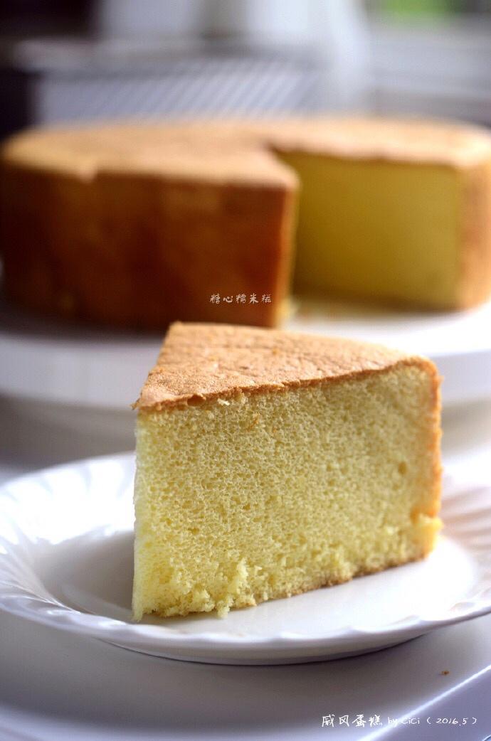 【戚风蛋糕（圆模）】基础蛋糕备修的做法