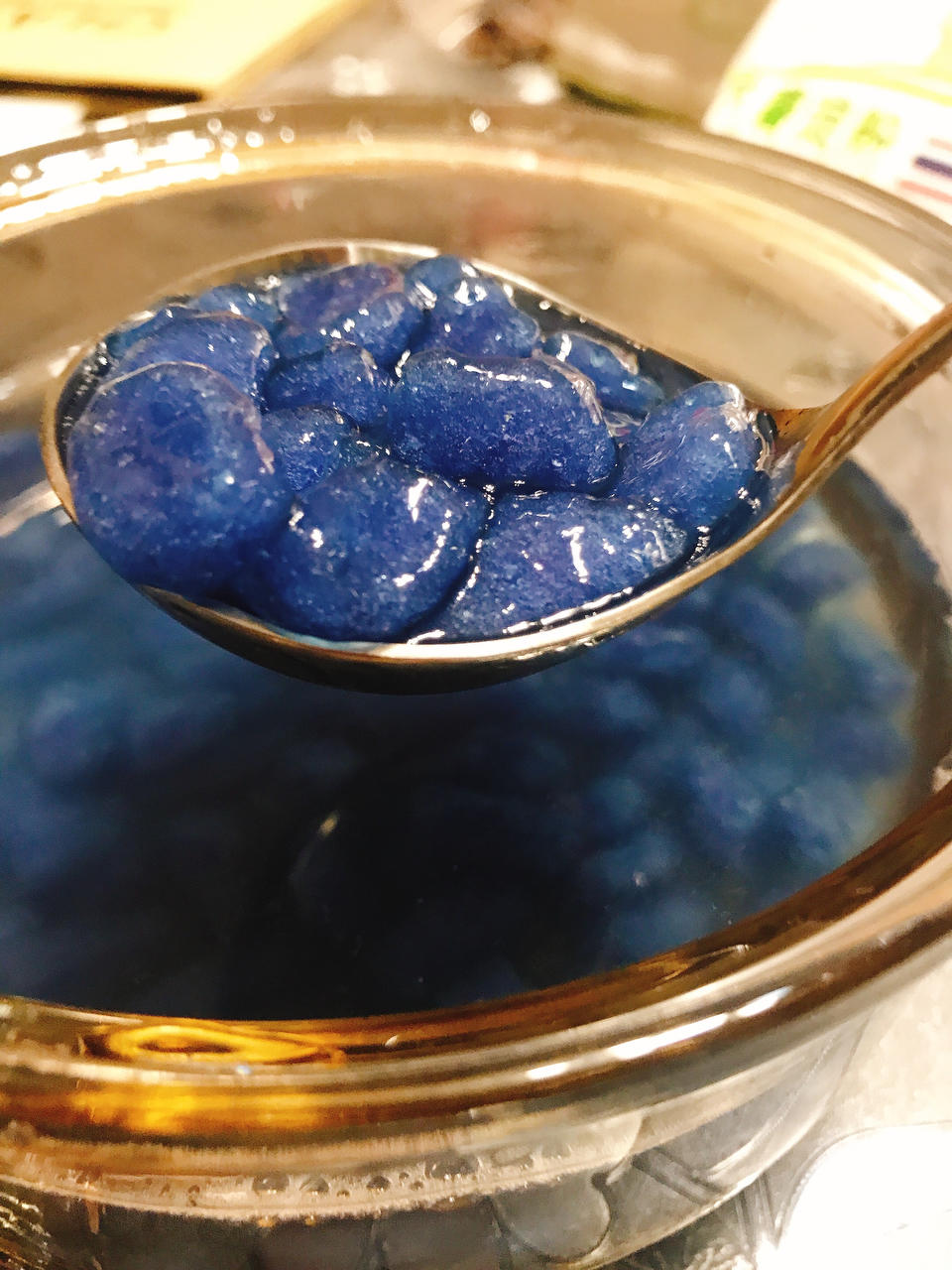 星空蓝阿达籽❗️Q弹十足比珍珠好吃百倍