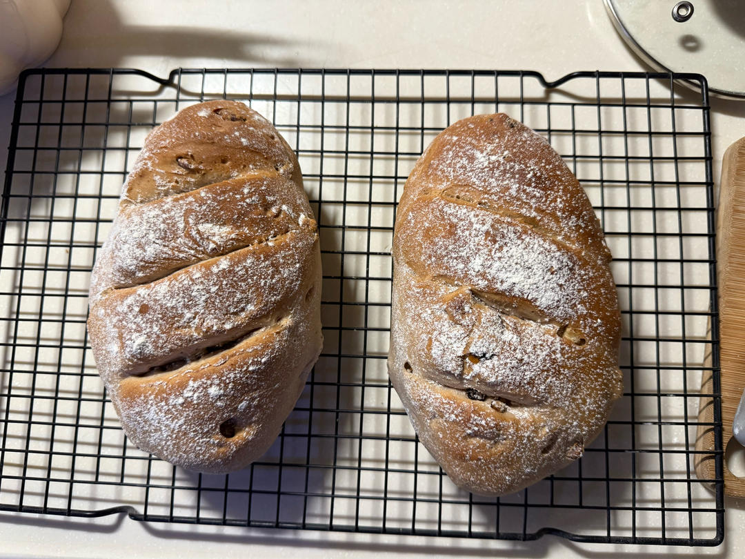 全麦核桃包～软欧包