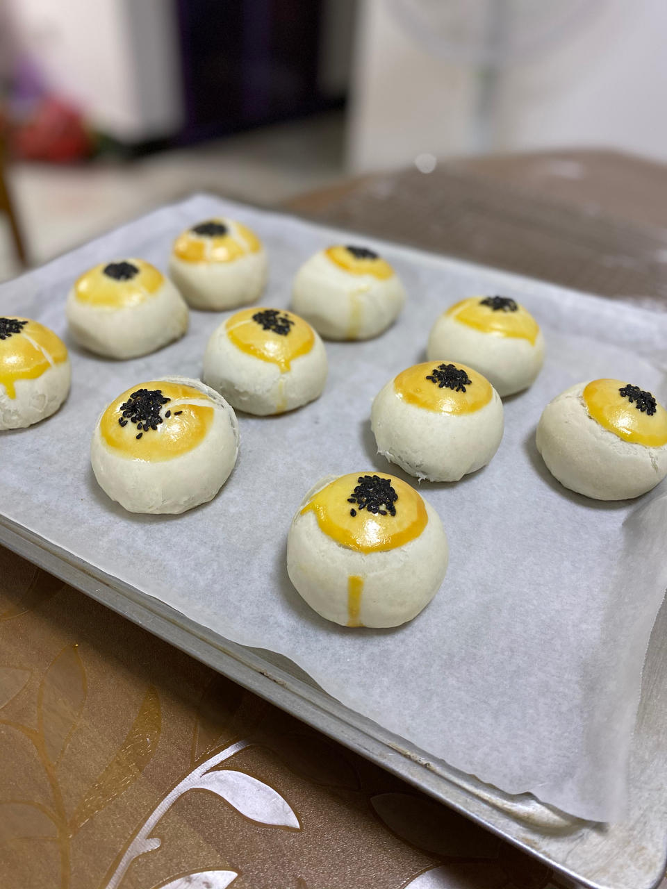 蛋黄酥，手工蛋黄酥