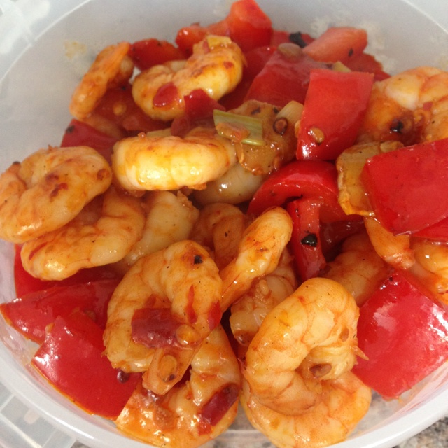 红红火火炒虾球