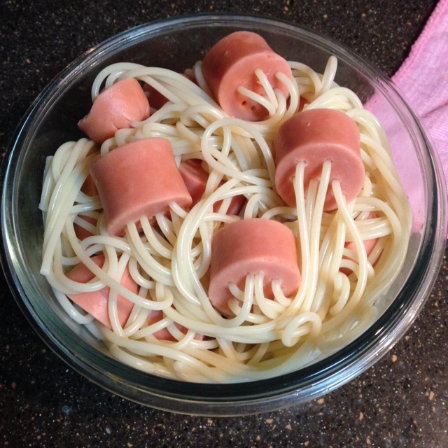 番茄肉酱意大利面（简易版本）