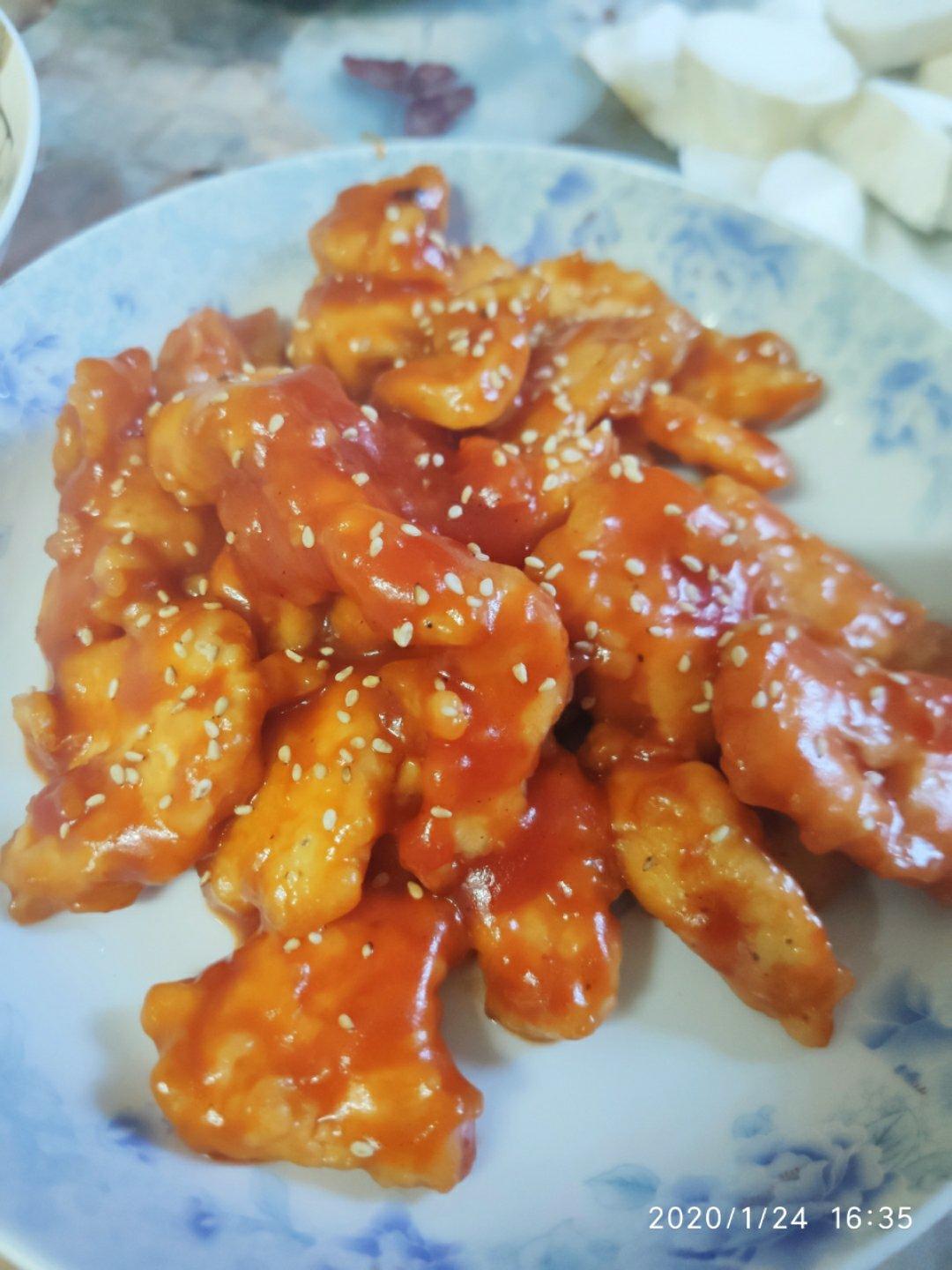 糖醋鸡胸肉