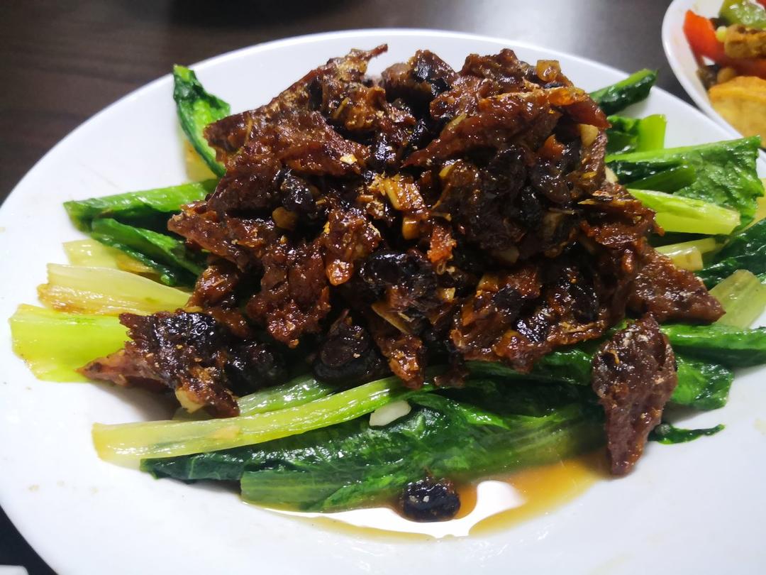 豆豉鲮鱼油麦菜