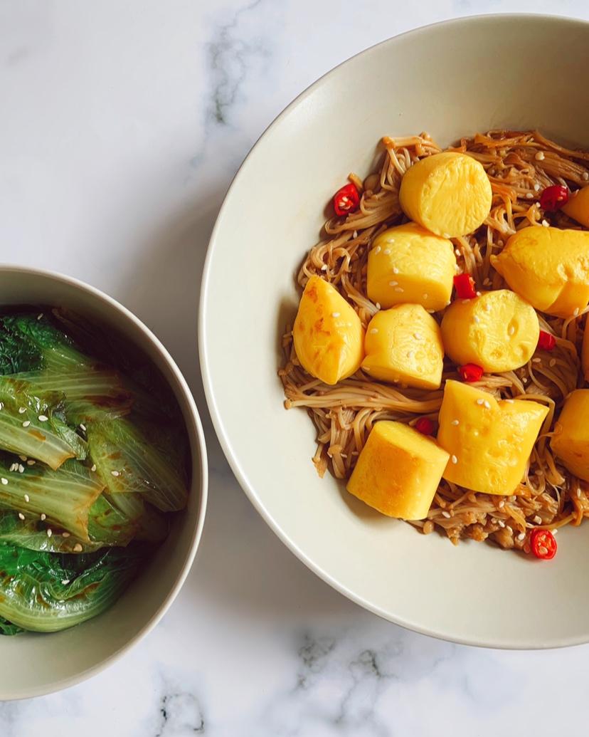 金针菇烧日本豆腐