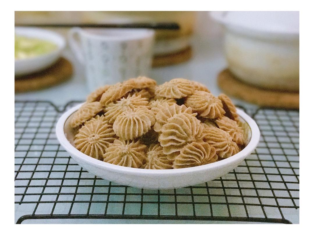 咖啡海盐奶油曲奇—消耗淡奶油