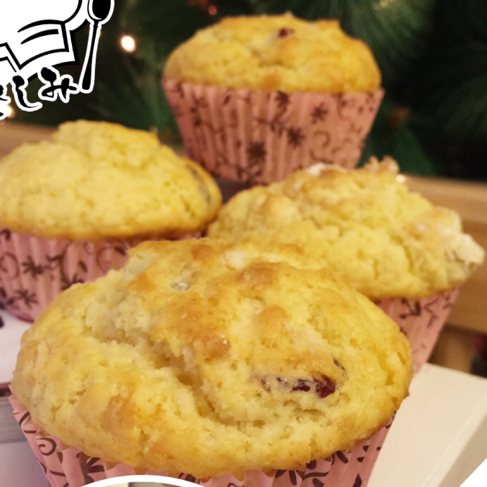 蔓越莓麦芬蛋糕