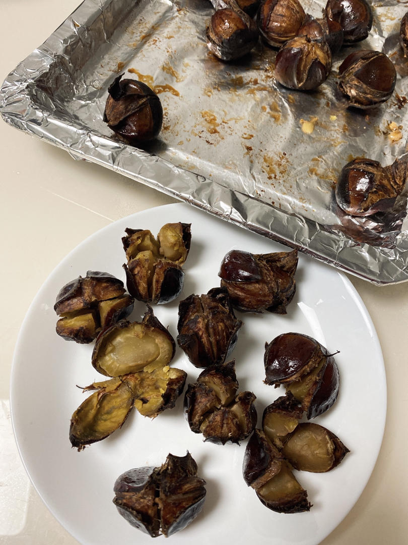 ‼️香甜软糯‼️轻松好剥㊙️烤箱版糖炒栗子