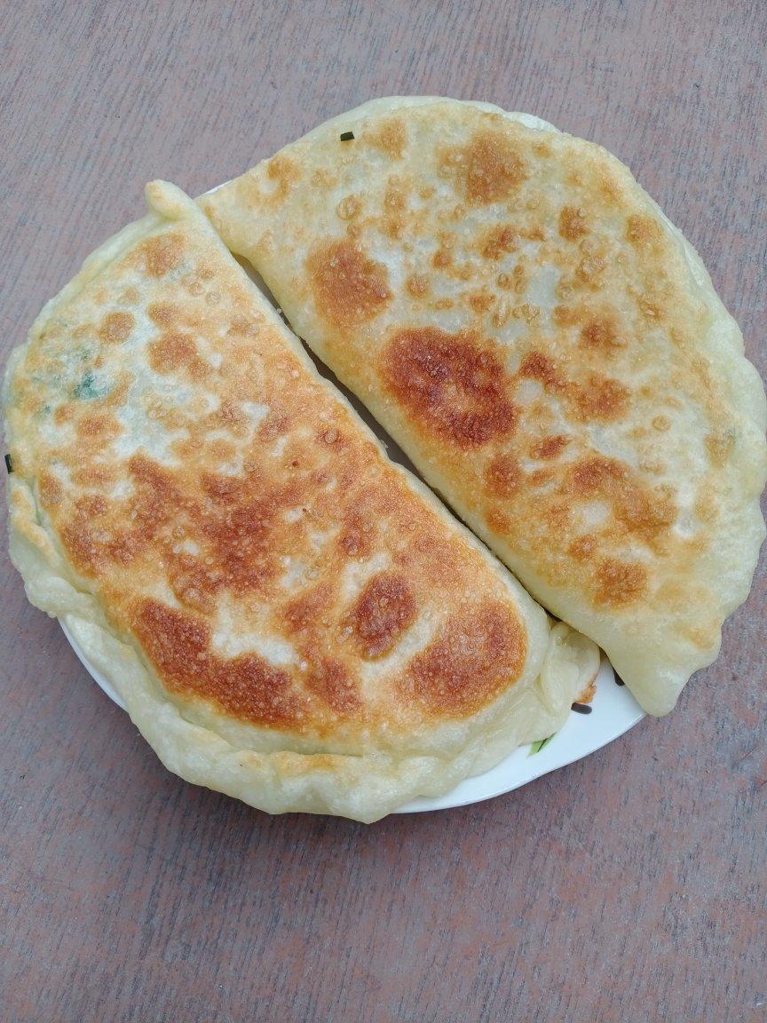 乐妈小厨diy做的鲜香韭菜盒子