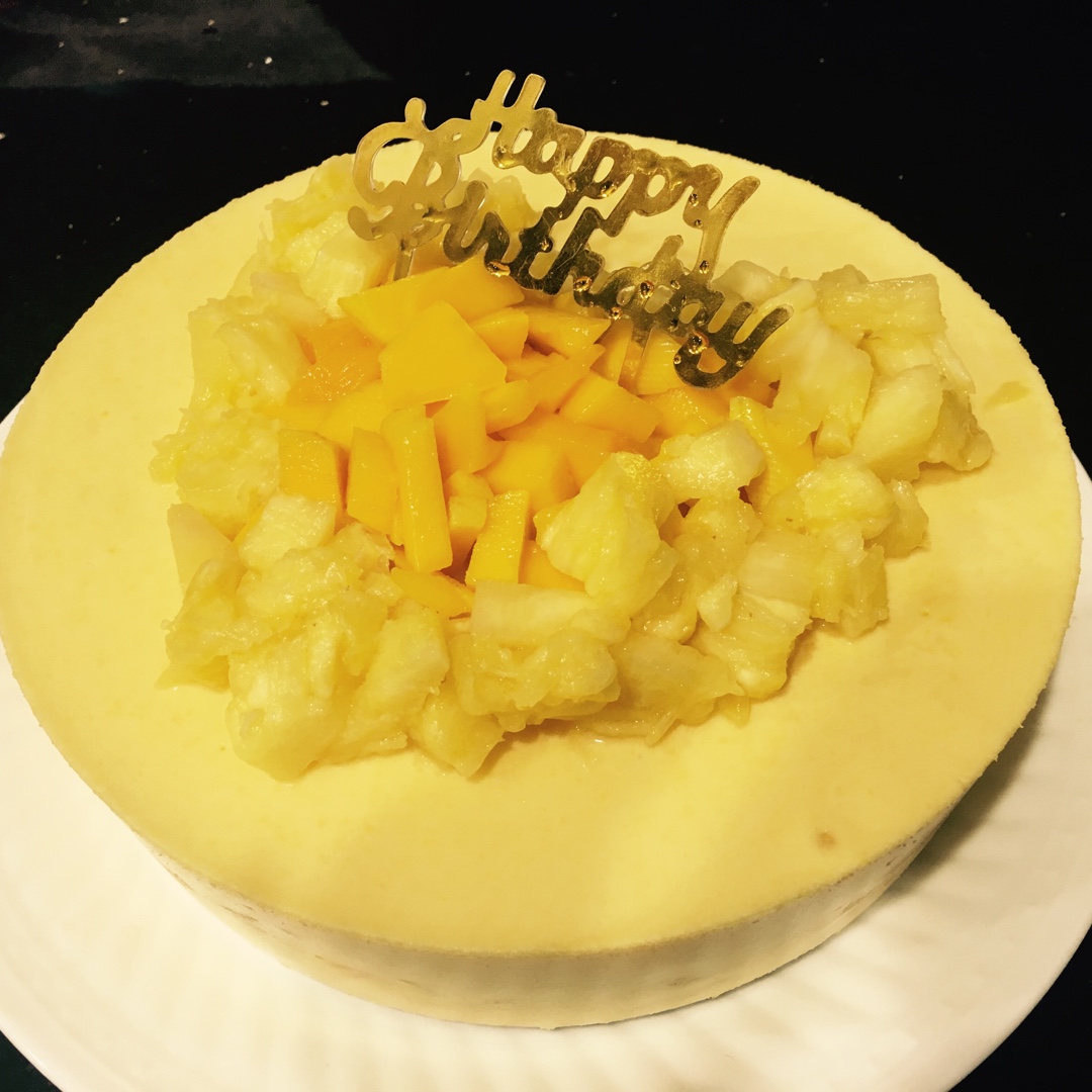 【视频】芒果慕斯（6寸） | 含镜面果胶配方