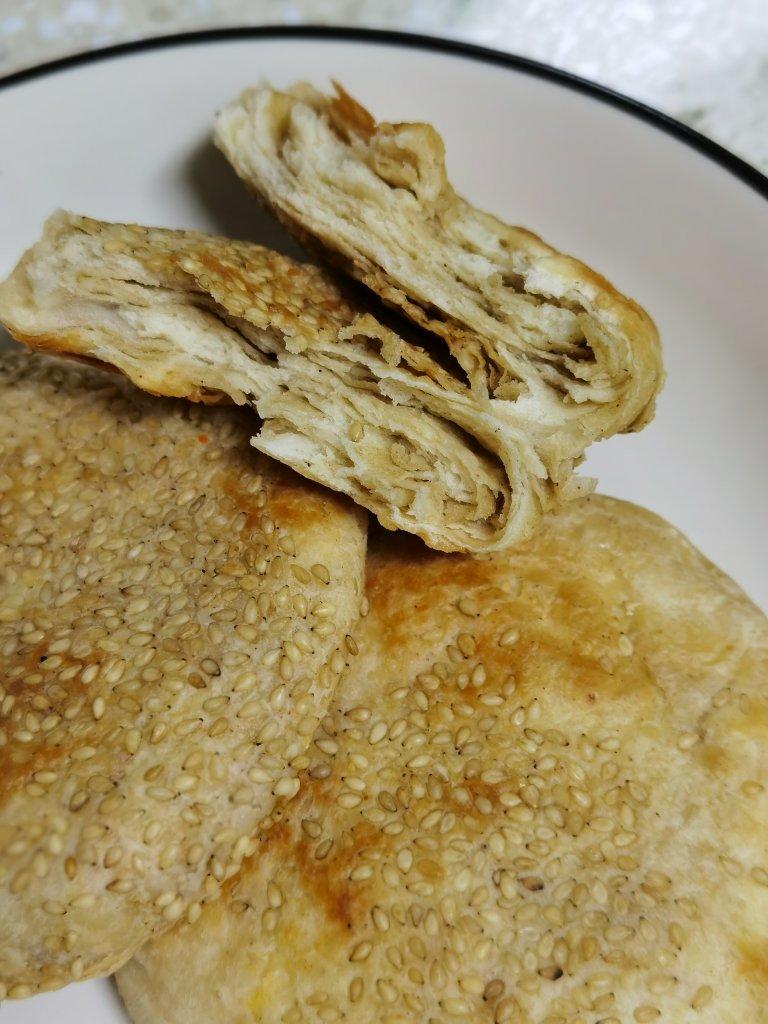 老北京麻酱烧饼 酥香可口 层次分明 附细节视频详解