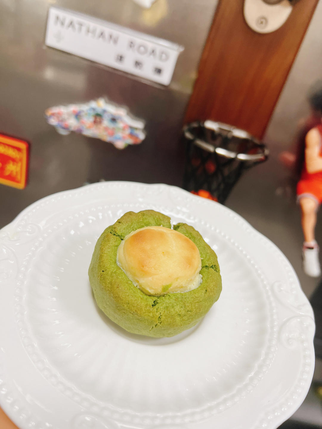 有手就能做～超火🔥『冰乳酪抹茶司康』