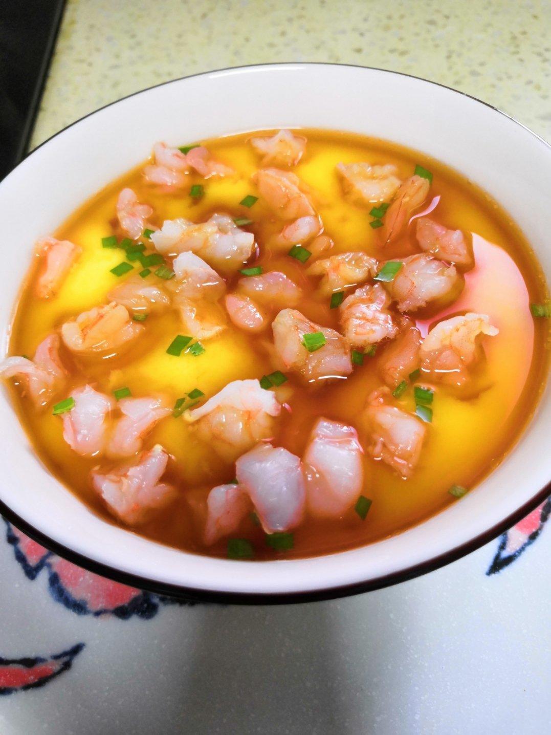 手机用户3918els2做的虾仁蛋羹