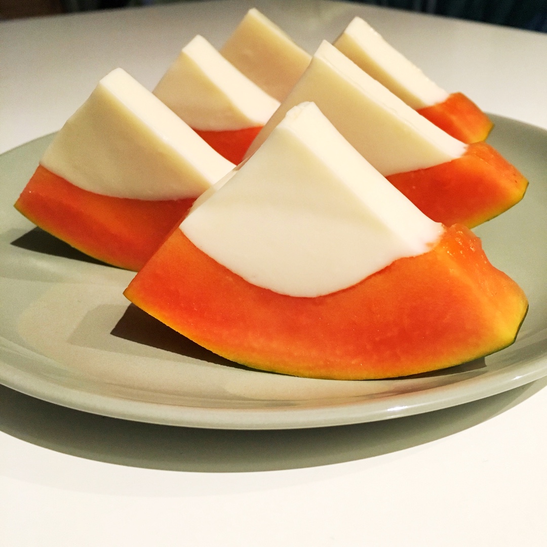 木瓜椰奶冻