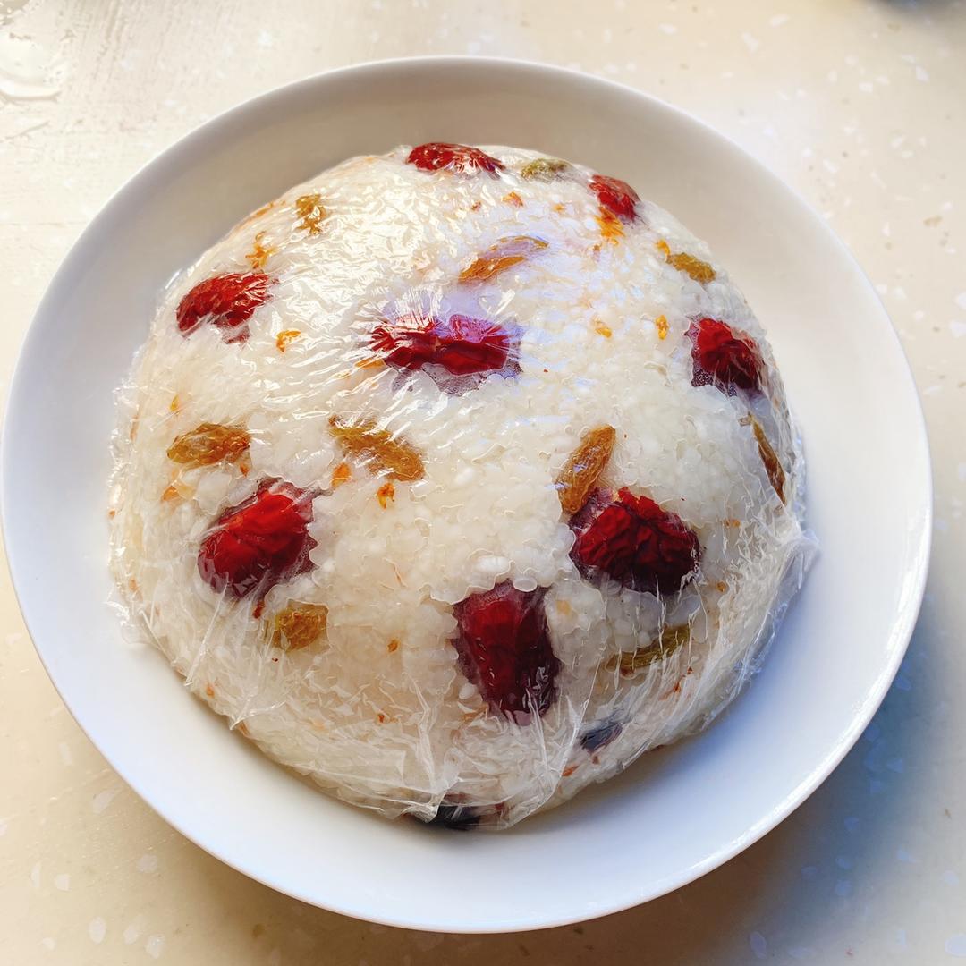 【猪油夹沙八宝饭】古法蒸糯米