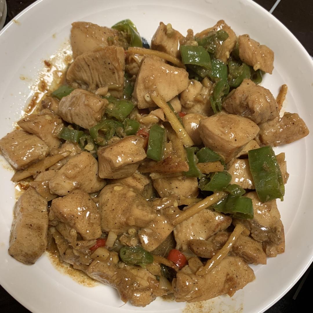 超嫩的小炒鸡胸肉